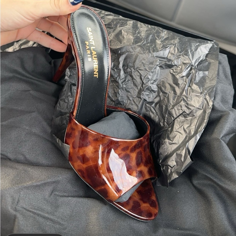 Saint Laurent Women's Tortoiseshell Heels